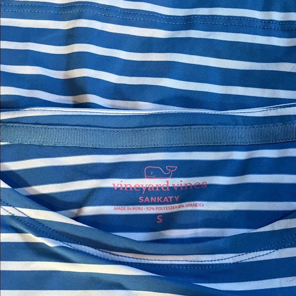 Vineyard Vines Blue and White Striped dress